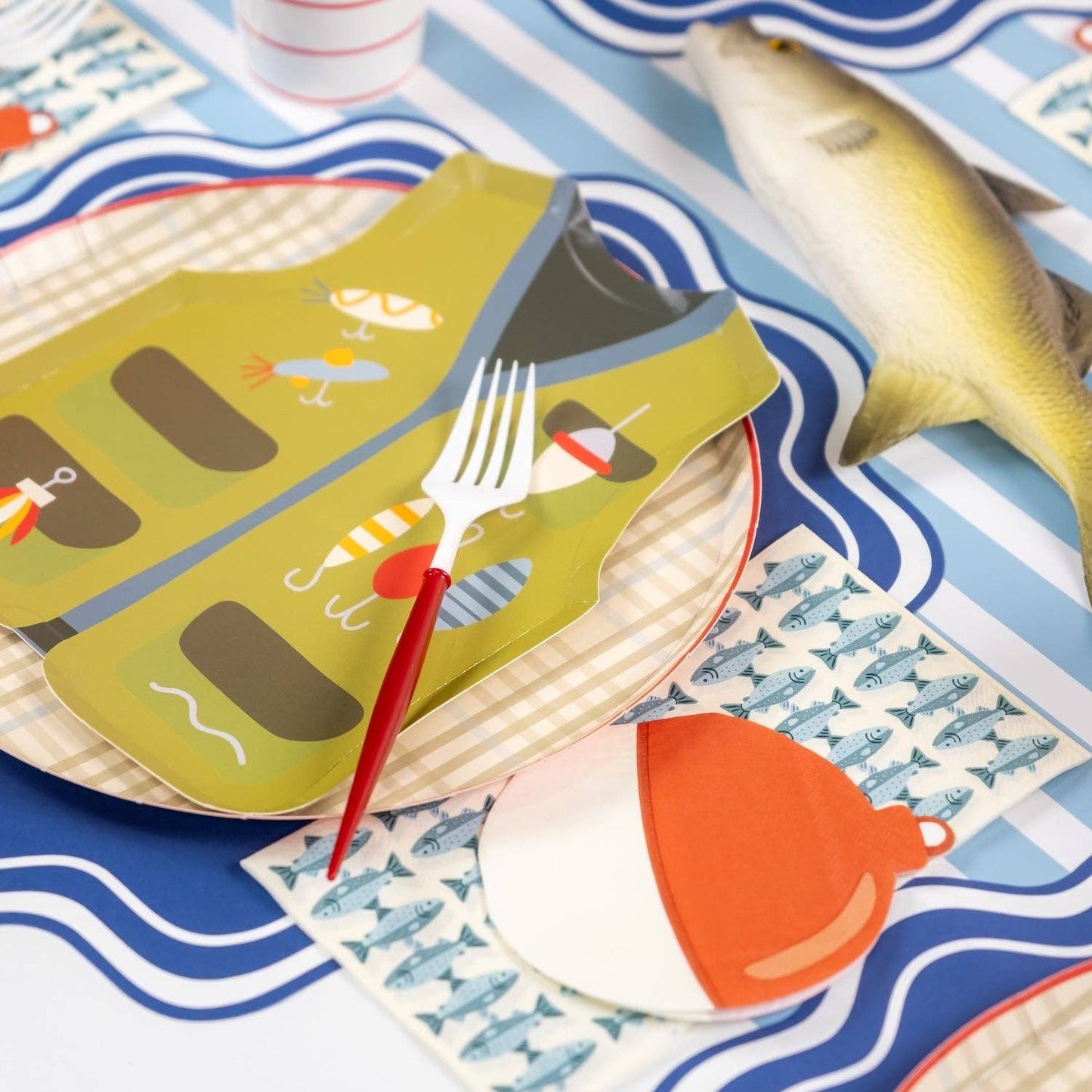 Fish Pattern Guest Towels 16ct