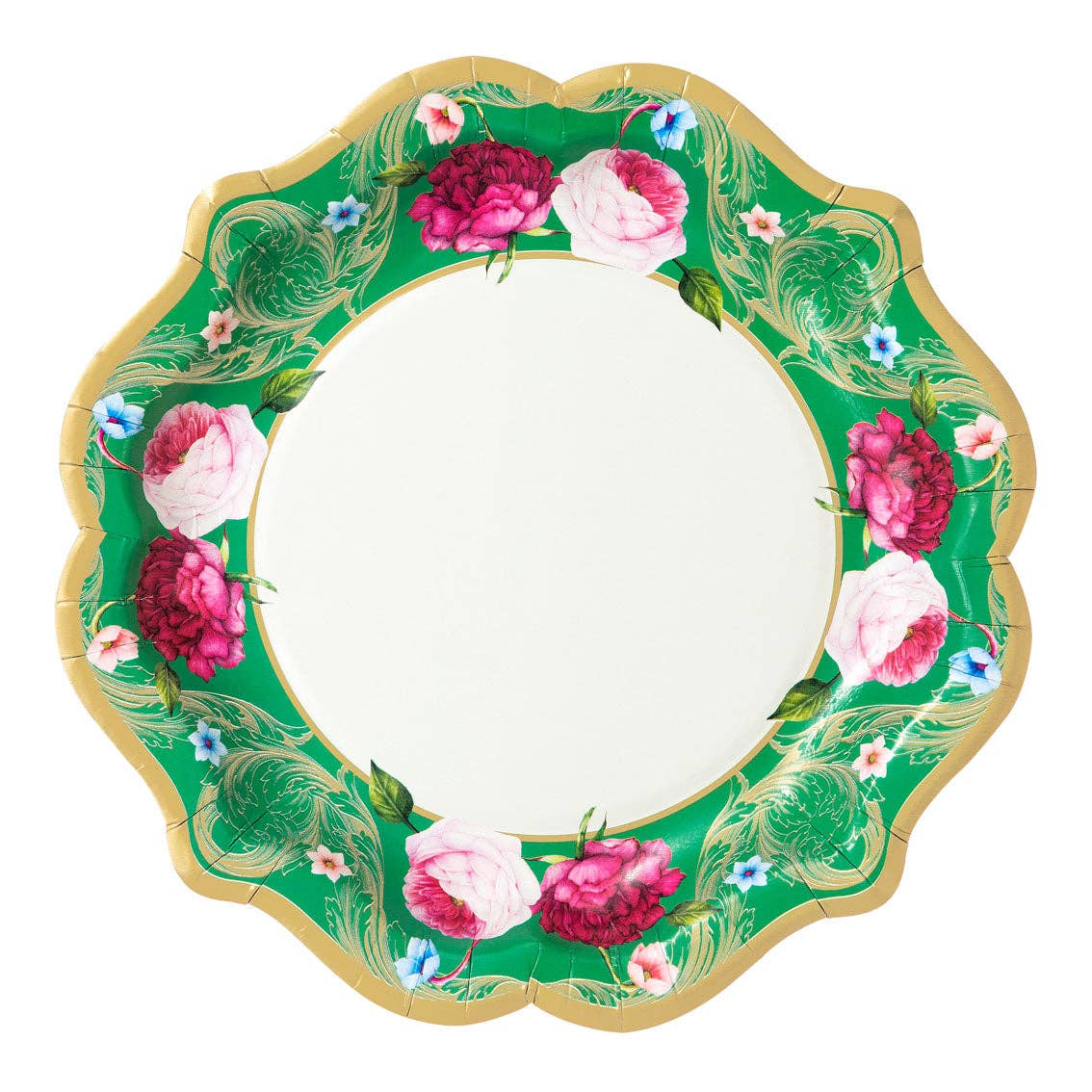 Mixed Floral Paper Plates - 12 Pack | Tea Party |