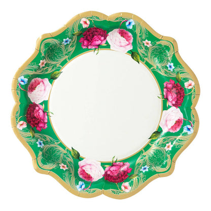 Mixed Floral Paper Plates - 12 Pack | Tea Party |
