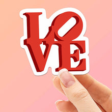 Philly Love Sticker- Mini Philadelphia Decal for Hydroflask