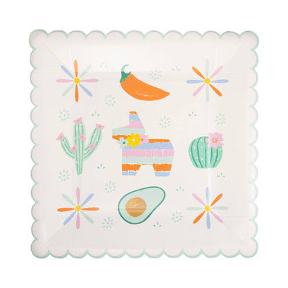 Fiesta Icons 8in Plates 8ct