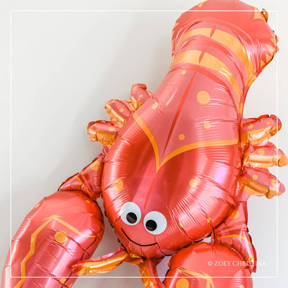 #407B Jumbo Lobster/Crawfish Foil Balloon