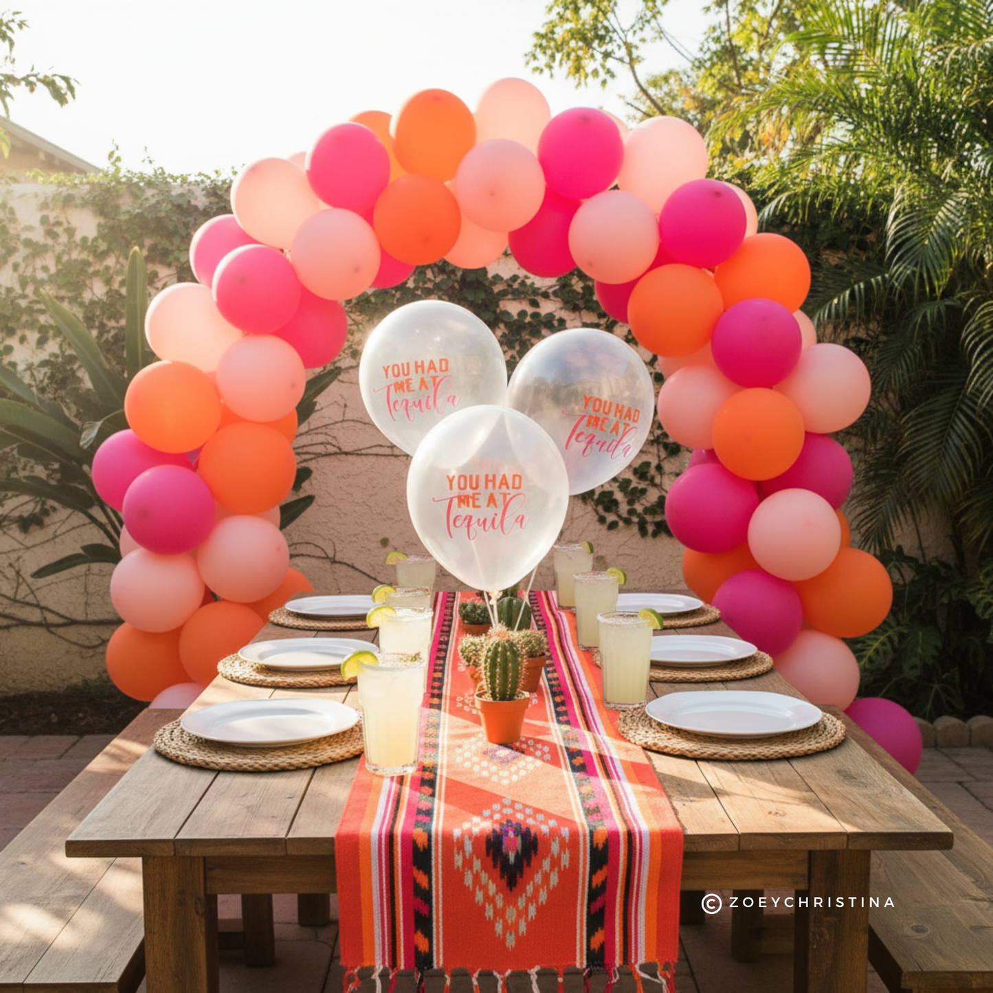 You Had Me at Tequila Clear Latex Balloons – [25 Pack]