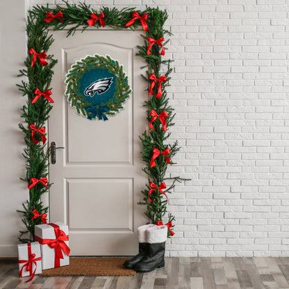 NFL Football Philadelphia Eagles Wreath Shape Cut Pennant