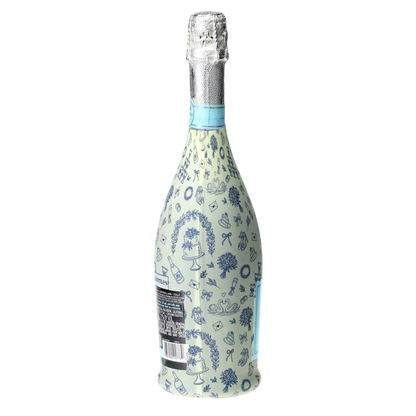 Beau Bottles Blue Wedding Toile- Prosecco Collection