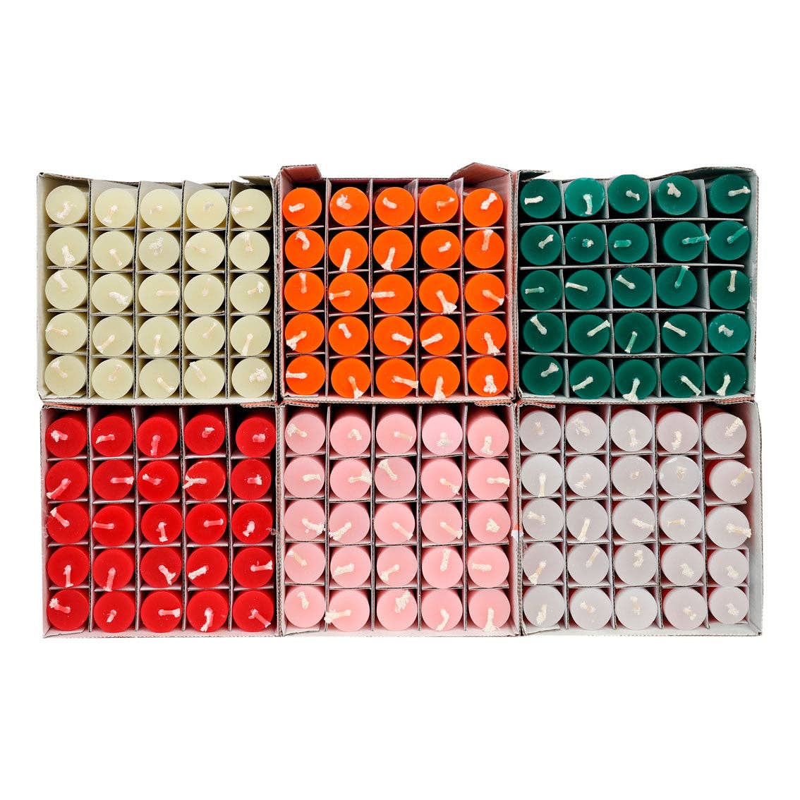 Red & White 11in Taper Candles - 1 Candle