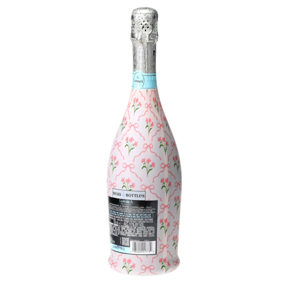 Beau Bottle Pink Bows and Blossoms - Prosecco Collection