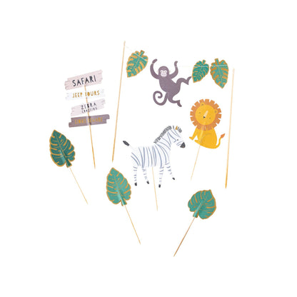 Safari Cake Topper Set 8ct