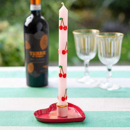 Cherry Dinner Candles - 2 Pack