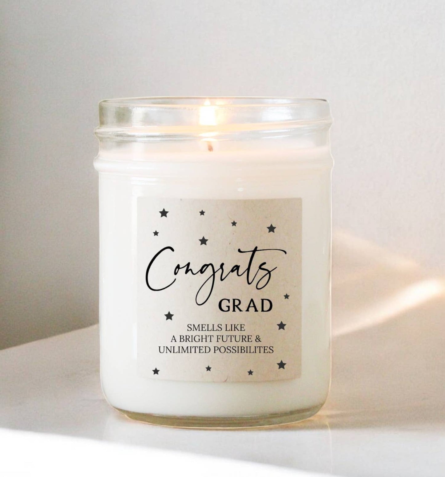 Congrats Grad Soy Candle / Graduation Gift