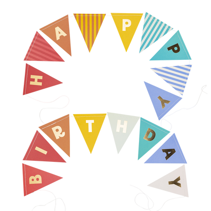 Happy Birthday Banner Set