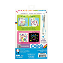 Jelly Gloss Neon Multi-Surface Deco Gel Pens - Set of 6
