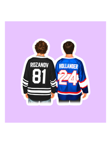 Boys Jersey Backs Heated Rivalry Sticker