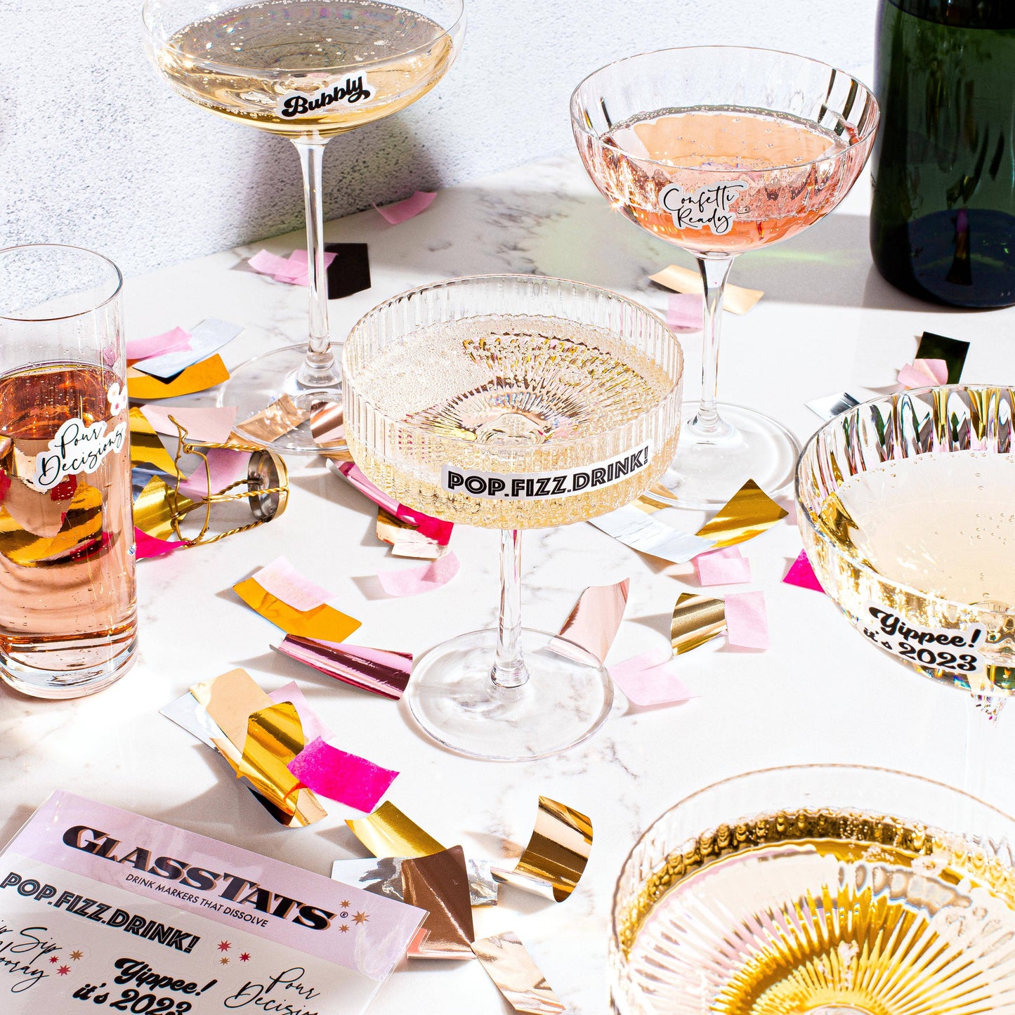 New Years Eve Drink Markers