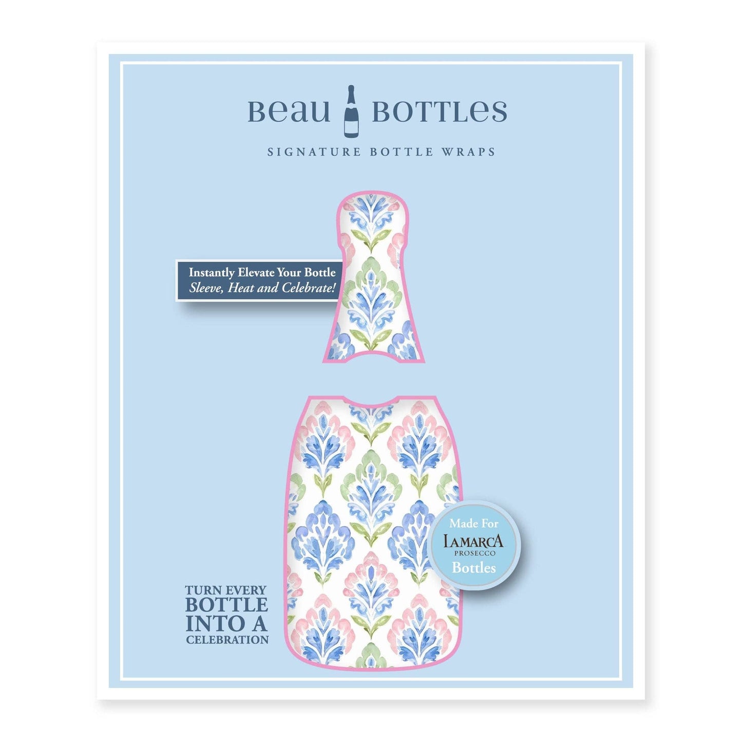 Beau Bottles Grandmillennial Pastel Jewels - Prosecco Collection