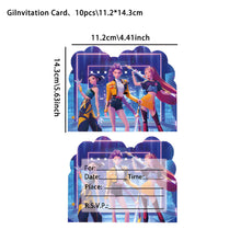 KPop Demon Hunters Party Invitation Cards 10ct