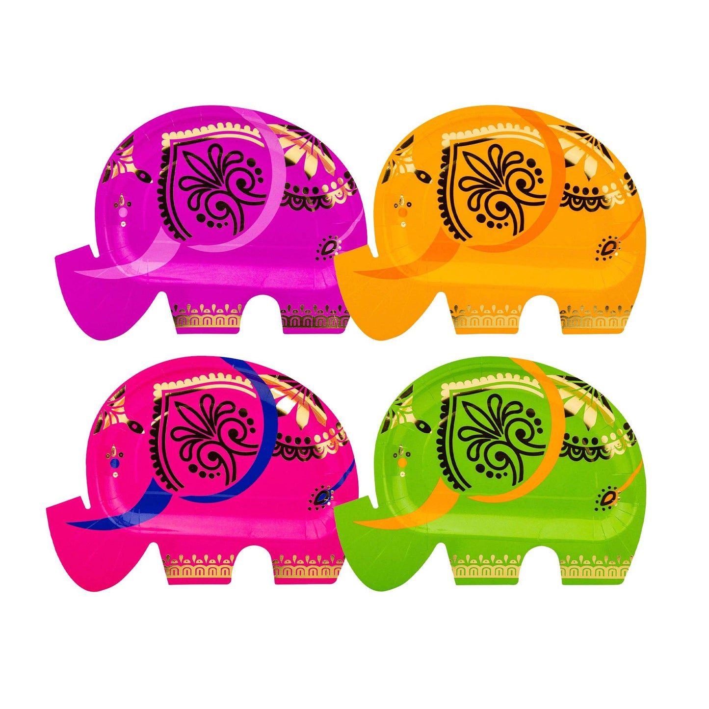 Elephant Plate Set 8ct