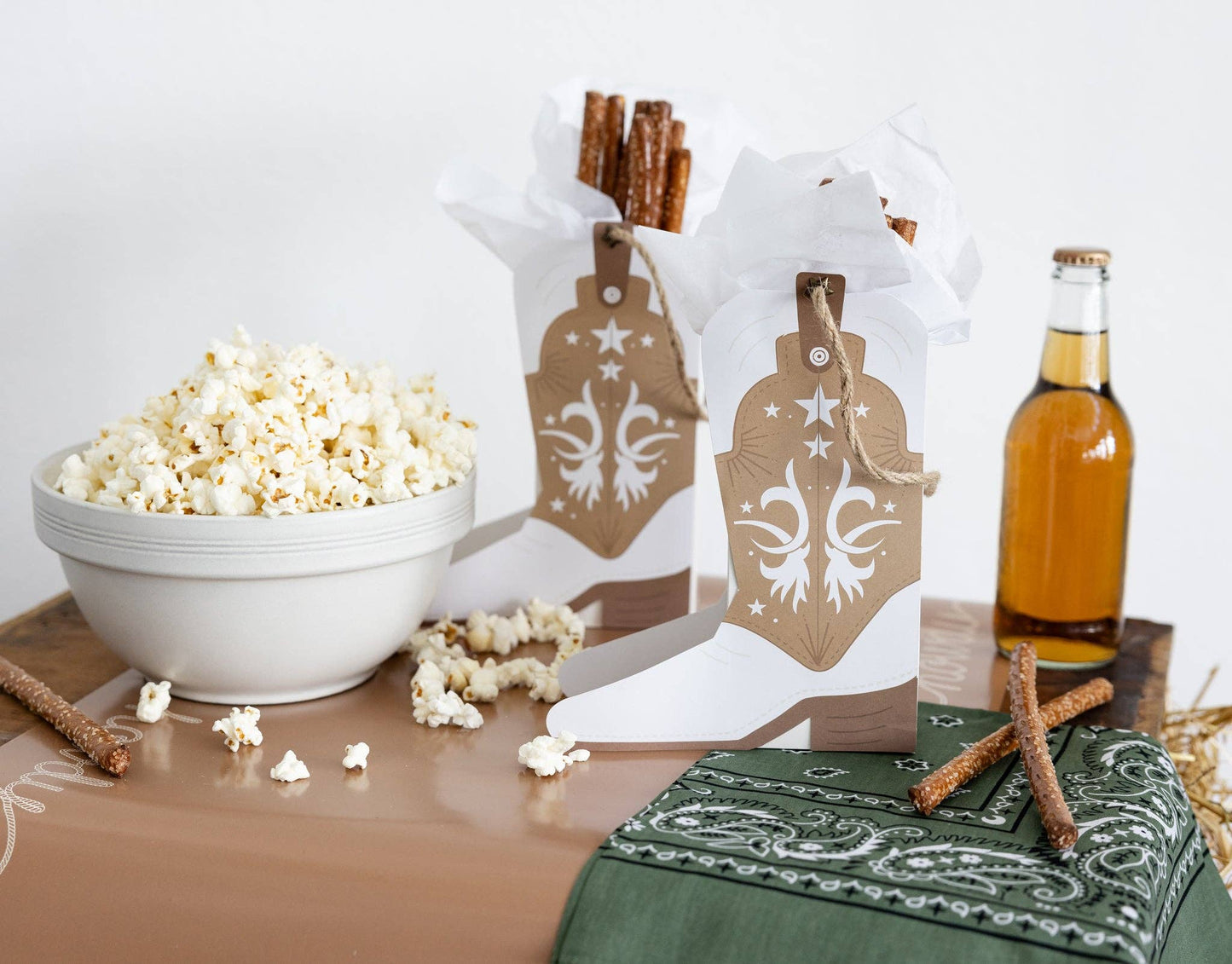 Cowboy Boot Treat Boxes 8ct