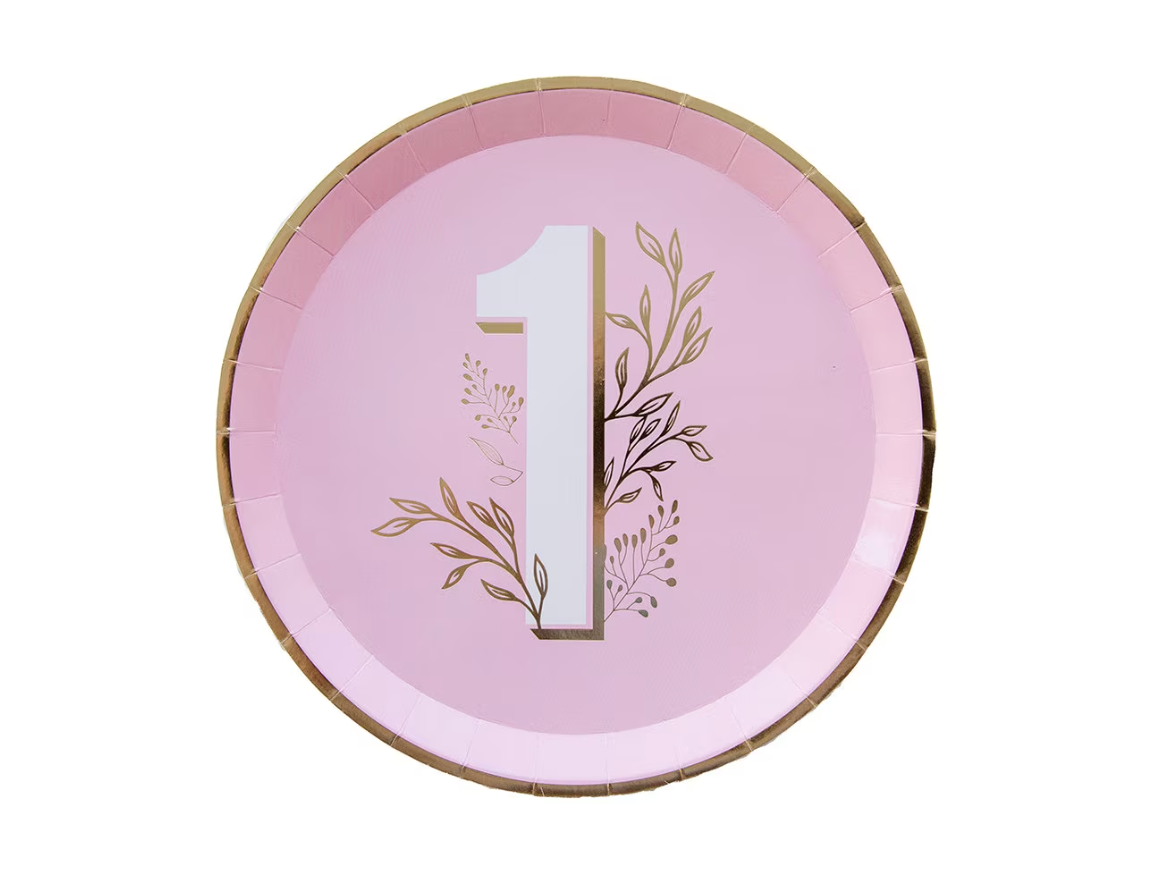 Onederland Dinner Plates - 8 Pk. - 2 Color Options