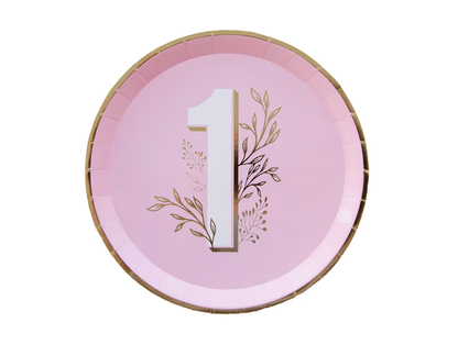 Onederland Dinner Plates - 8 Pk. - 2 Color Options
