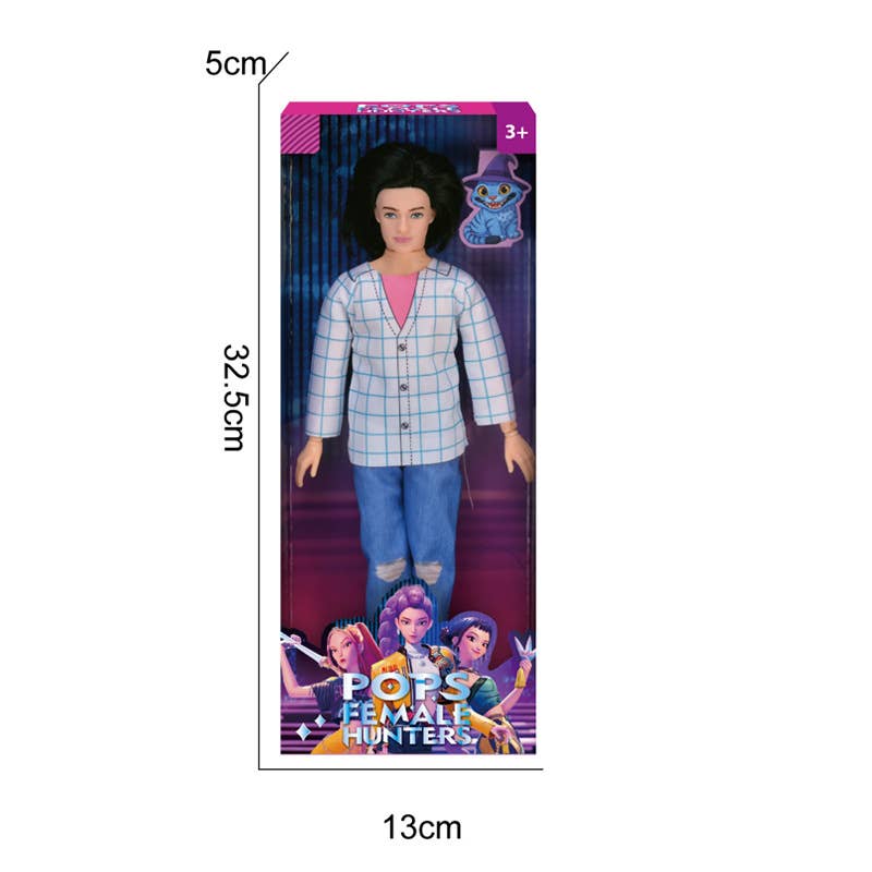 Kpop Demon Hunters Dolls Rumi Mira & Zoey Vinyl Figures Collectible Toy