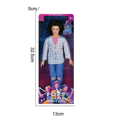 Kpop Demon Hunters Dolls Rumi Mira & Zoey Vinyl Figures Collectible Toy