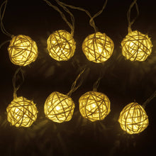 Rattan Ball String Lights