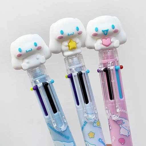 Sanrio Characters 6 Color Ball Point Pencil- 0.7mm