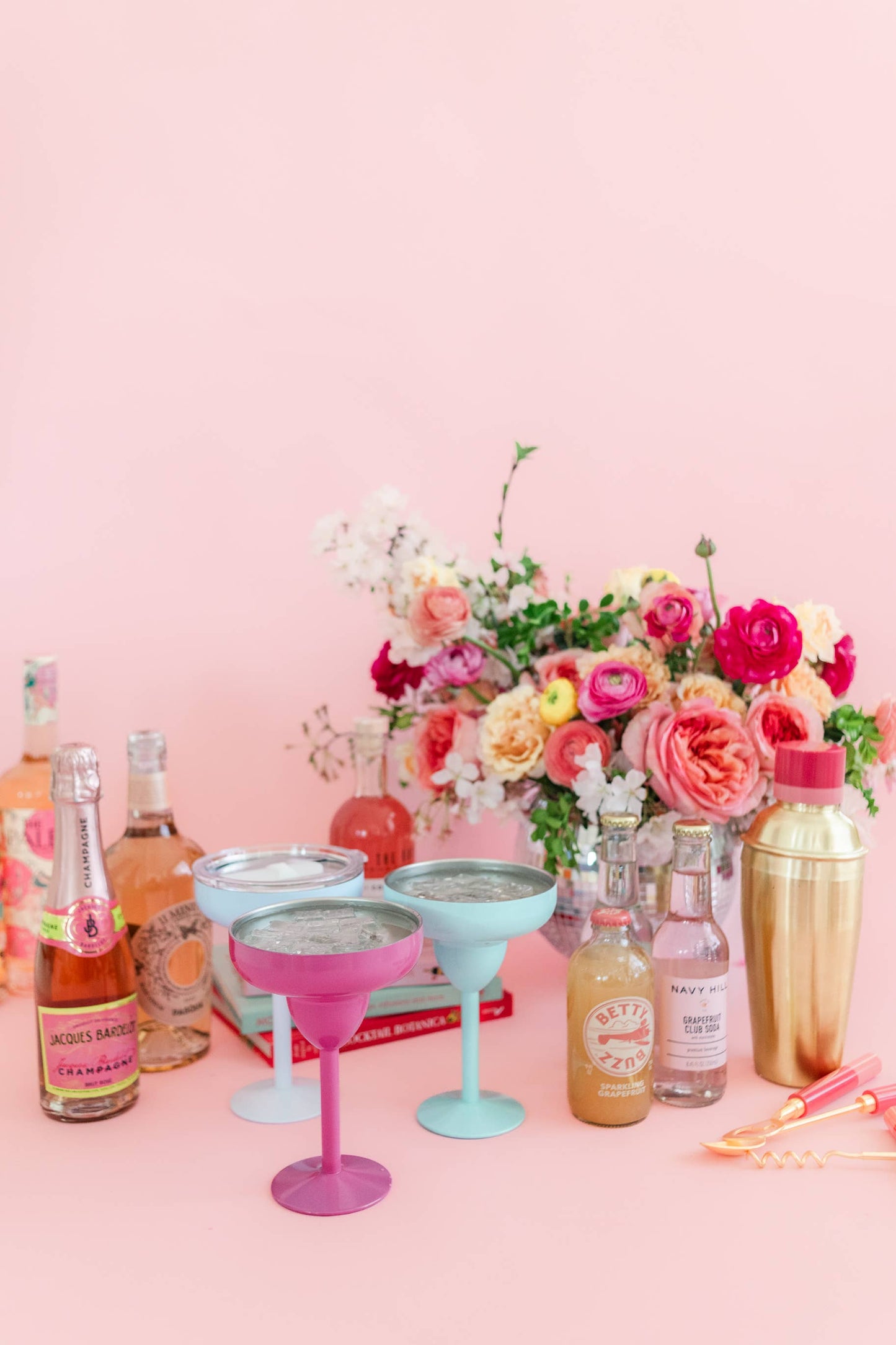 Margarita Glass with Lid - 8oz Stainless Steel