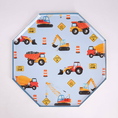 Construction Paper Plates – 10 in Partyware