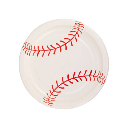 Baseball 8in Paper Plates 8ct
