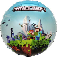 #286 Minecraft Island Balloon 18in Balloon