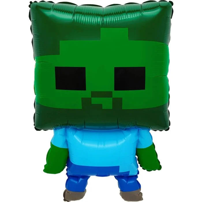 Minecraft Zombie Balloon 25in Balloon