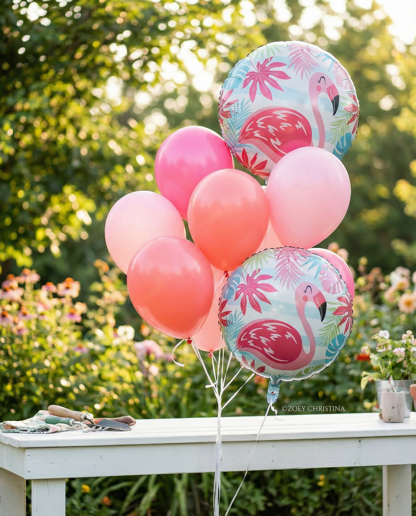 S50 Flamingo Tropical 17in Balloon
