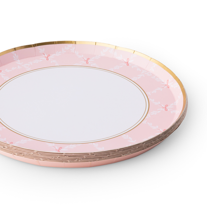 PETAL PINK TRELLIS SMALL PLATES