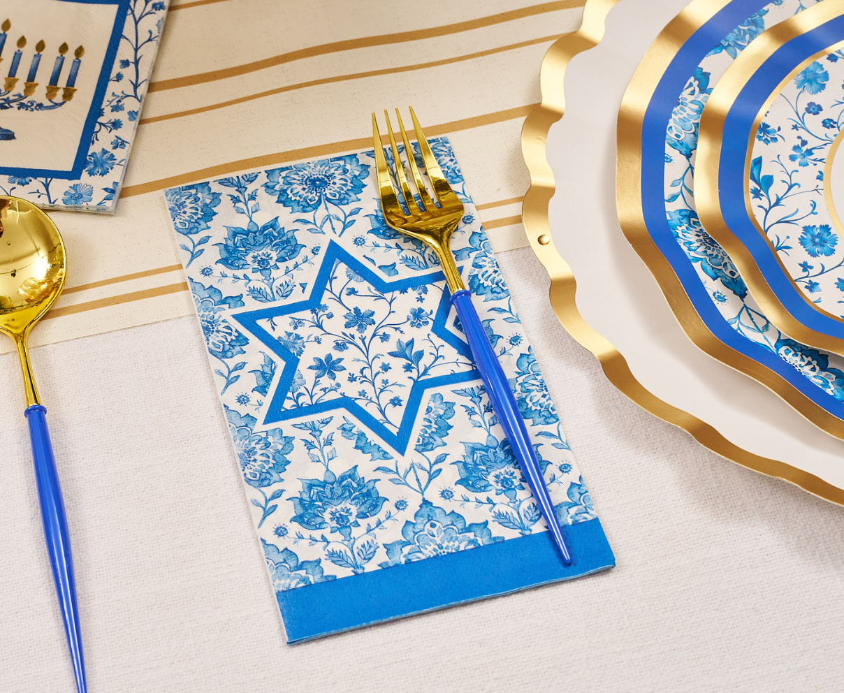 Hannukah Toile Guest Towels/20pk