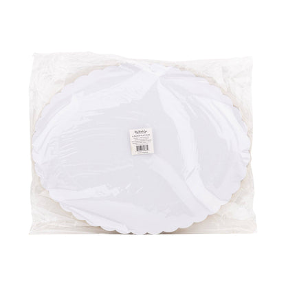 Foil Pumpkin 17" Paper Platter (6ct)