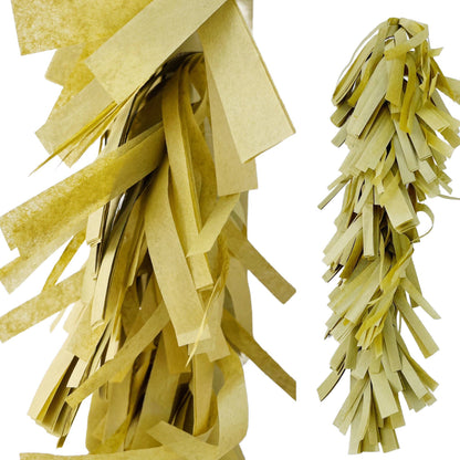 Fringed Tissue Balloon Tassel ( Solid Colors)