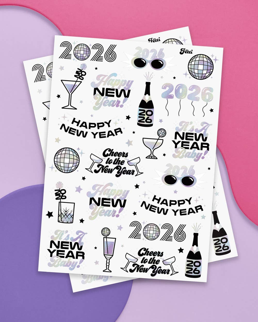 New Years Eve Party Temporary Tattoos