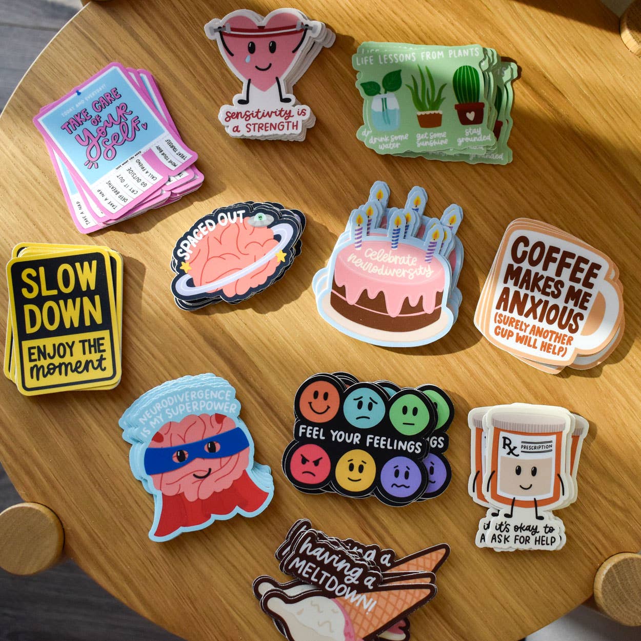 Celebrate Neurodiversity Cake Sticker