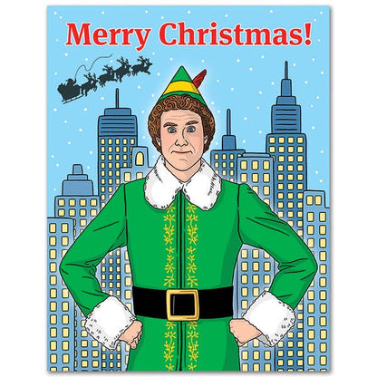 Elf Holiday Christmas Card