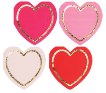 Heart Lunch Napkin Love Notes Assorted 16ct