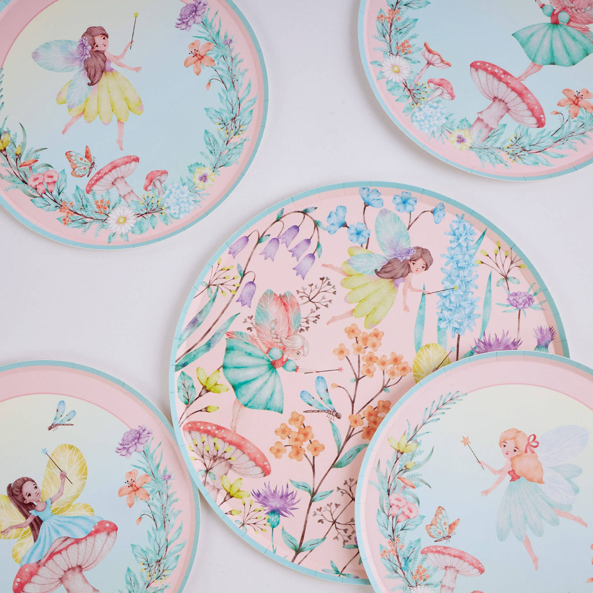 Fairy Garden Paper Plates – 10 in Partyware