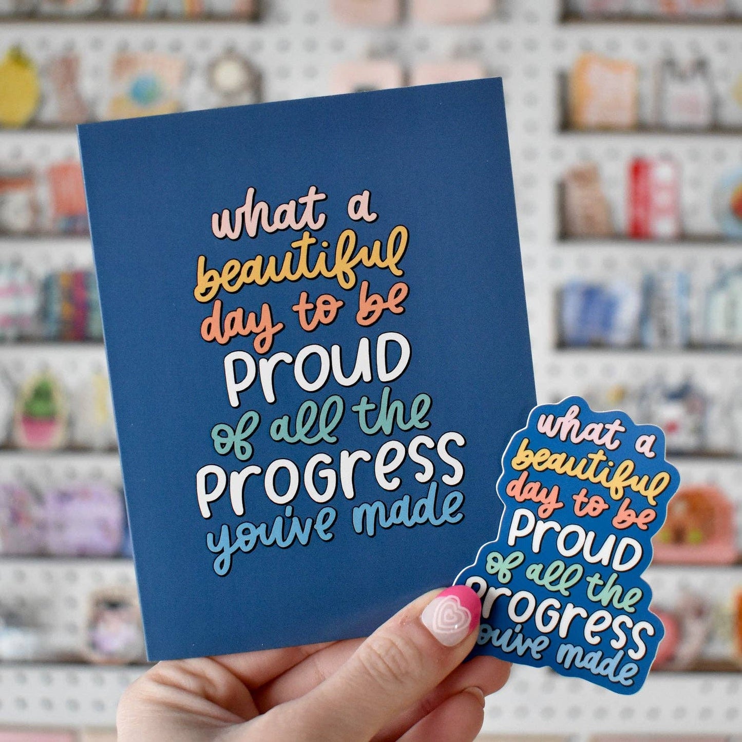 Beautiful Day / Progress Card