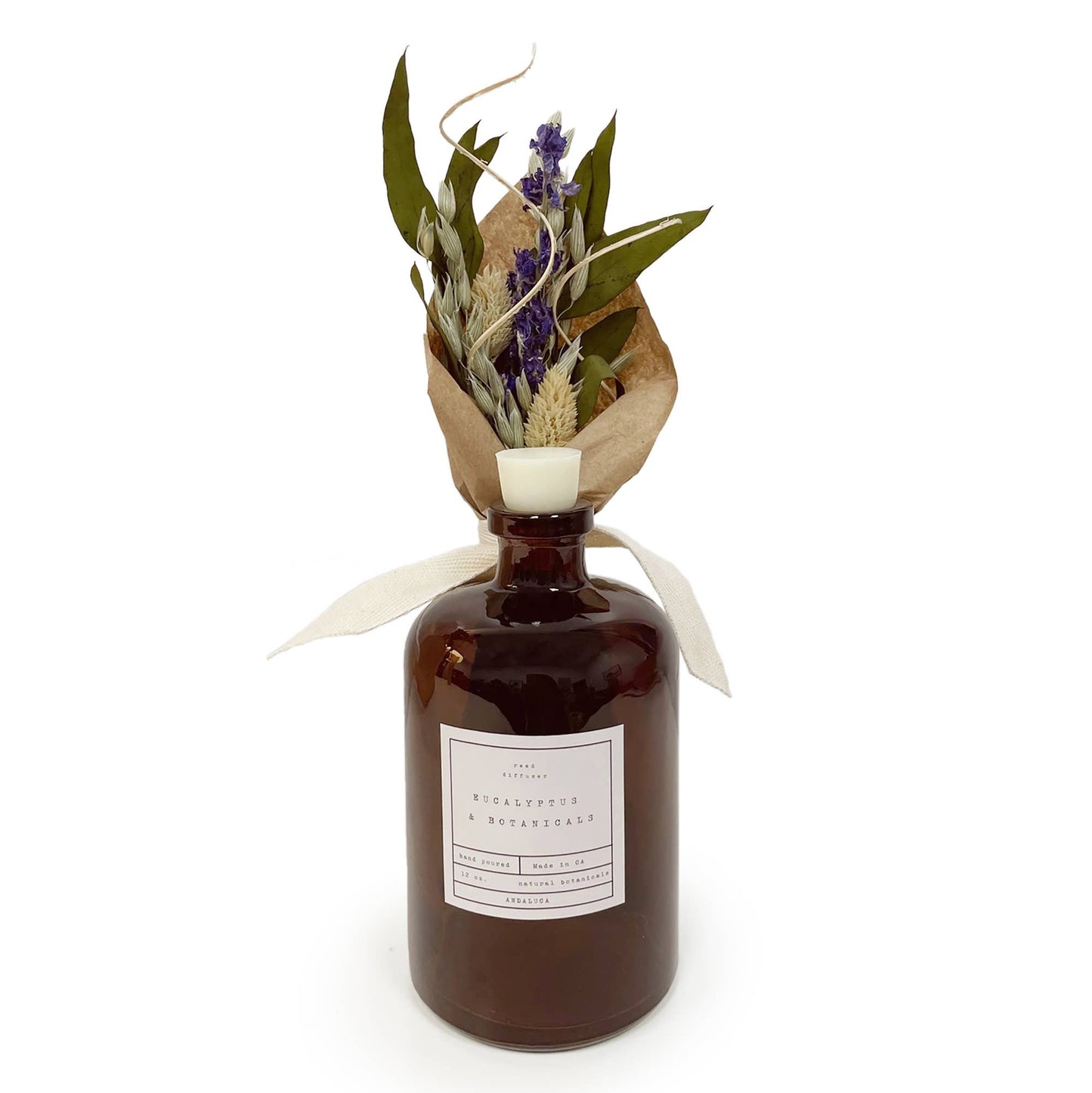 Eucalyptus & Botanicals Diffuser: White Amber & Linen Frag.