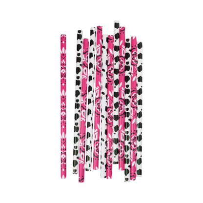 Cowgirl Reusable Straws 12ct