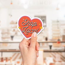 Shop Local Heart Sticker