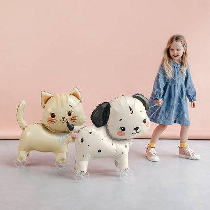 Cat on Wheels Foil Balloon 26 in. - AIr Fill