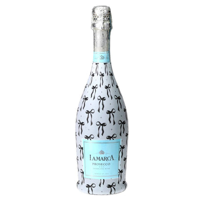 Beau Bottles Grandmillennial Black Bows - Prosecco Collection