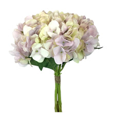 13.5" Garden Hydrangea Bouquet x 3 - lavender